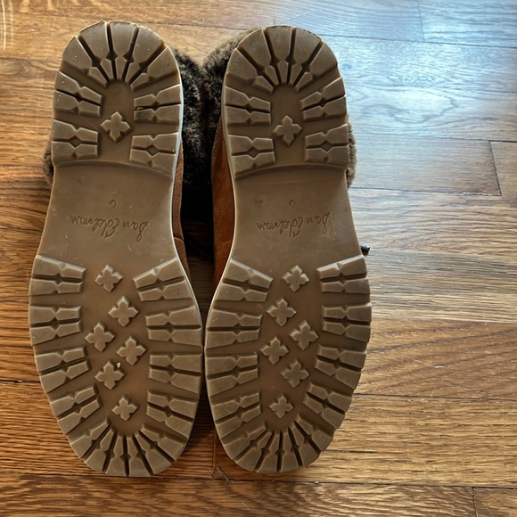 Sam Edelman Suede Booties with Fur Trim - EUC Size 6 - Picture 6 of 8